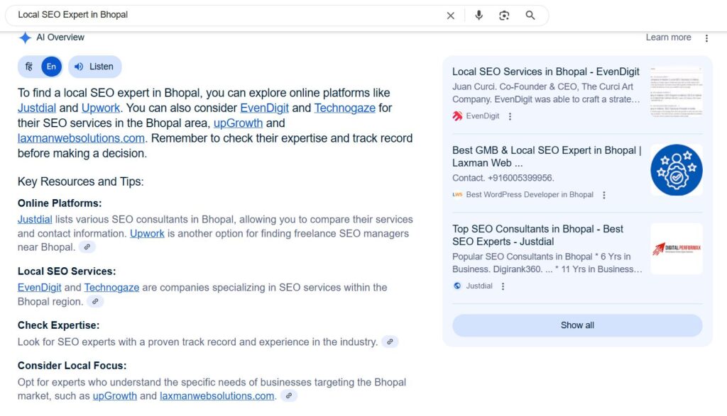 best SEO service in Bhopal | SEO expert in bhopal