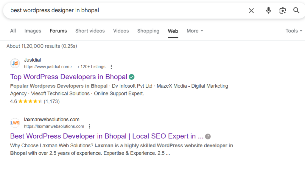 Best wordpress Designer in Bhopal - Laxman Web Solutions